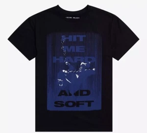 Camiseta Billie Eilish Hit Me Dura Y Suave Para Mujer XL Negra Azul NUEVA - Imagen 1 de 7