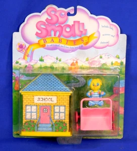 VINTAGE SO SMALL BABIES POLLY PUP DOG BABY W/PLAYHOUSE SEALED GALOOB 1989 - Picture 1 of 7