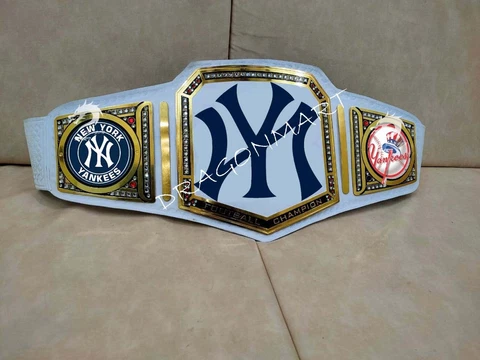 New York NY Yankees Championship Belt American baseball MLB Fan Belt 2mm Brass Cover