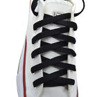 Flat 27,36,45,54,63" Athletic "Black" Sneaker Strings Shoelace 1,2,4,6,12 Pairs