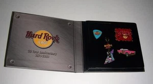 NIB Boston Hard Rock Café 30 year Anniversary 1971-2001 set of 4 pins RARE! - Picture 1 of 1