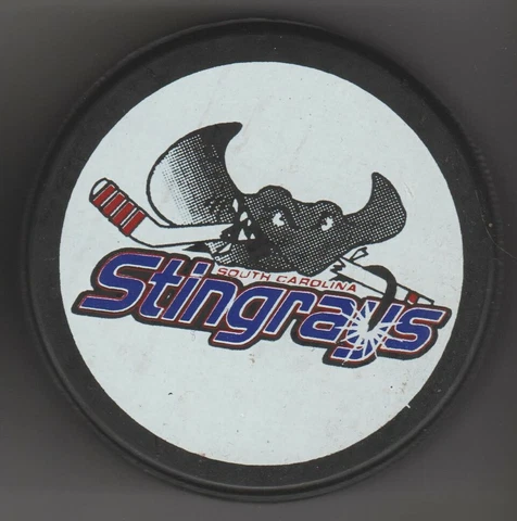 South Carolina Stingrays Alltel Power ECHL Hockey Puck TwoEyes Stingray Cover