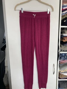 Old Navy Mädchen lange Hose Freizeit Jogger Jogginghose GR 14 Burgunderrot Rosa - Bild 1 von 7