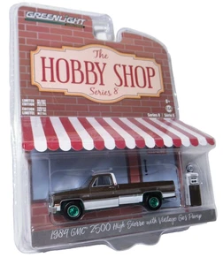 Greenlight CHASE 1984 GMC 2500 High Sierra Squarebody Green Machine Hobby Shop - Picture 1 of 8