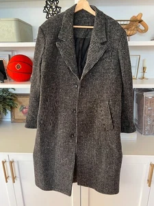 🔥 Aime Leon Dore Wool Topcoat Charcoal Grey Small S - Picture 1 of 9