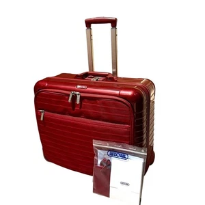 Rimowa Salsa Deluxe Hybrid 32L Oriental Red 2ーRollen Tragetasche Koffer - Bild 1 von 17