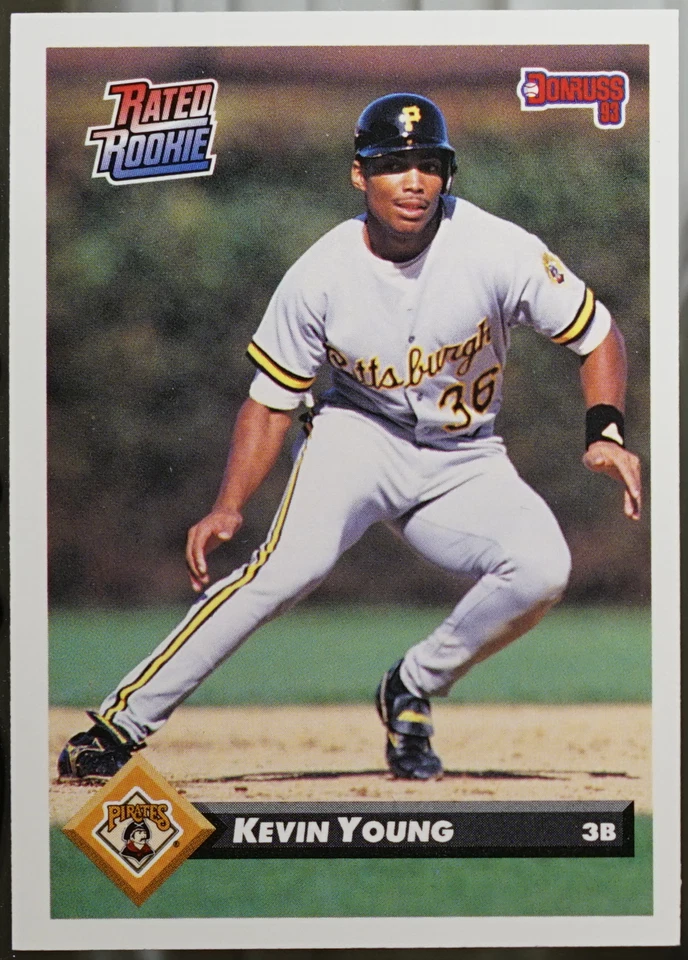 1993 Donruss Baseball Kevin Young #452 EX - Image 1 of 1