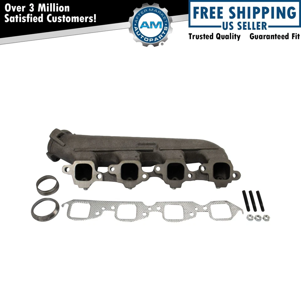 Colector de escape derecho compatible con Chevrolet GMC 1966-1991 1970-1991 Foto 1 de 4