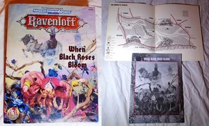 Ravenloft When Black Roses Bloom 1995 TSR AD&D 9476 VG - Picture 1 of 4