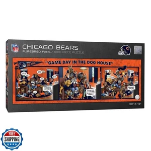 Rompecabezas YouTheFan NFL Chicago Bears Game Day in The Dog House 1000 piezas - Imagen 1 de 4