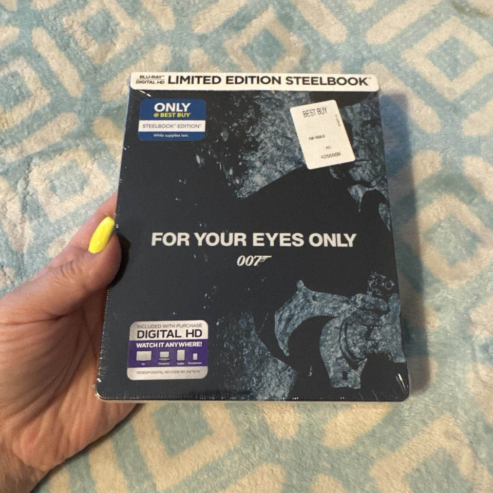 For Your Eyes Only - Blu Ray - Steelbook - 007 / James Bond - New! OOP Foto 1 de 4