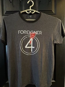 Foreigner 4 Konzert T-Shirt grau Unisex Größe Large 1980’s Vintage Single Stitch - Bild 1 von 4