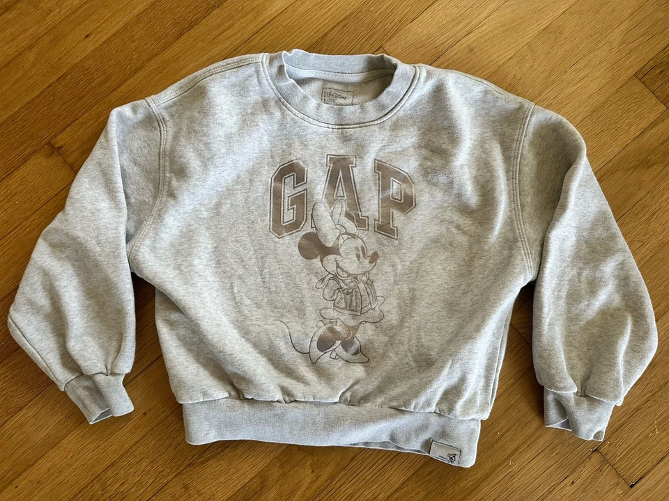 Sudadera Pullover Gris Gap Disney Minnie Mouse Niños 10 Foto 1 de 4