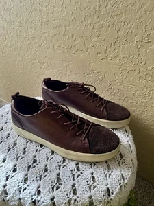 Ecco Soft 8 W Women's Sneakers US 9 UK 7 Leather Pre-owned Comfortable - Picture 1 of 11