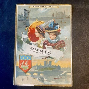Rare Chromo Lu Lefèvre-Utile Série Les Villes   PARIS - Picture 1 of 2