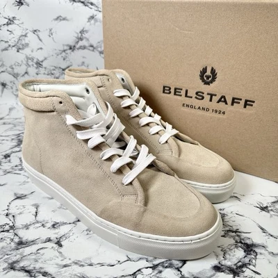 Zapatillas altas BELSTAFF Fawn Cream Rally TALLA UK11 EU45 NUEVAS EN CAJA Auténticas Foto 1 de 4