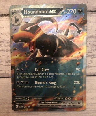 Houndoom ex 103 Sv: Scarlet & Violet Promo Cards Holo - Image 1 of 4