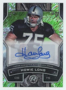 2025 Topps Resurgence signature Howie Long Auto 14/15 Oakland Raiders #RS-HL - Picture 1 of 2