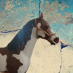 Brida de caballo Johnny West Marx personalizada hecha a mano 2 soportes - Imagen 1 de 1