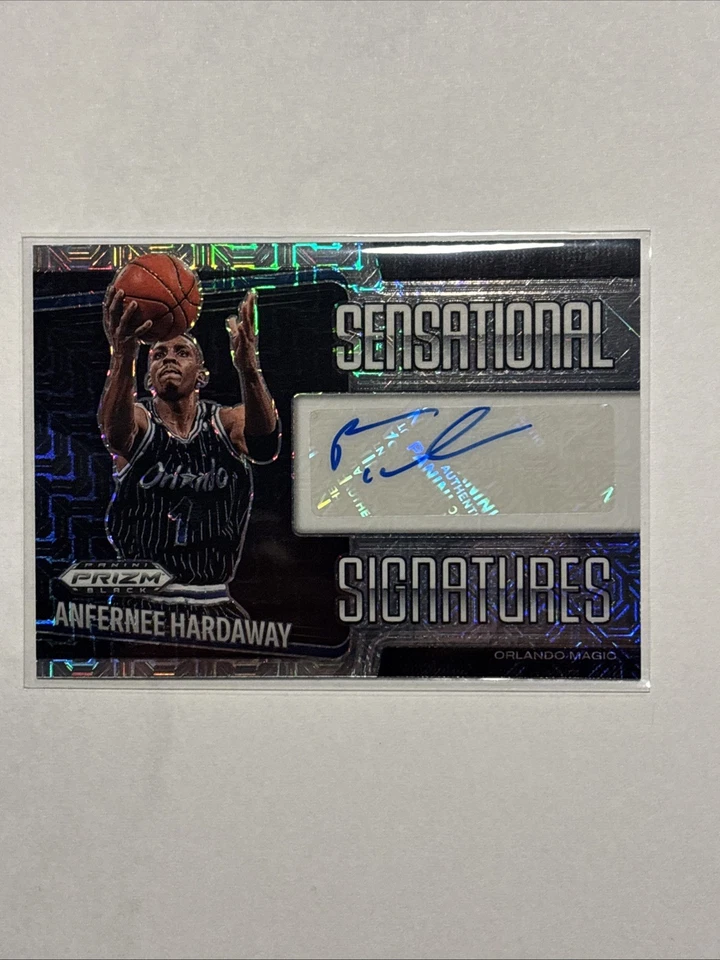 Anfernee Hardaway 2024-25 Prizm Black Sensational Signatures Mojo Prizm 21/25 Foto 1 de 4
