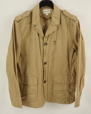 Banana Republic Men's XL Light Brown Lightweight Twill Safari Utility Jacket - Image 1 of 4