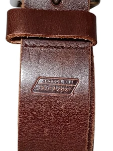 Dickies braun Echtleder Gürtel Herren 32" verstellbar - Bild 1 von 12