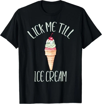 Cono divertido Lick Me Till Ice Cream I Scream Foto 1 de 4