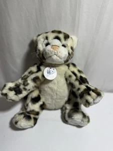 Build a Bear WWF Snow Leopard Plush 2005 Retired Collectives With Medallion - Picture 1 of 10
