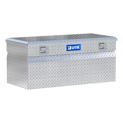 UWS Bright Aluminum 42" Wedge Utility Chest Box Tool Box Toolbox Storage Cargo Foto 1 de 4