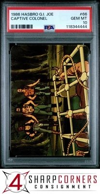 1986 HASBRO G.I. JOE #66 CAPTIVE COLONEL  PSA 10 - Image 1 of 3