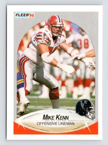 1990 Fleer Card, #380 Mike Kenn, Atlanta Falcons Ring of Honor - Picture 1 of 3