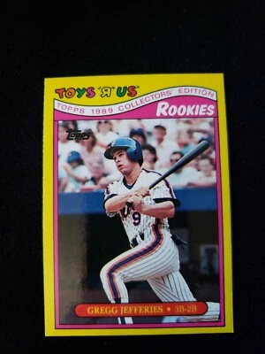 1989 Topps Toys R Us Rookies #15 Gregg Jefferies New York Mets - Image 1 of 4
