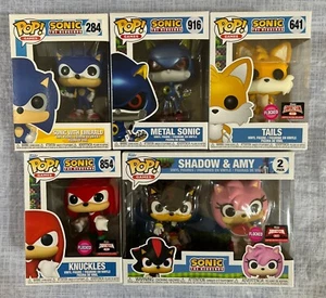 NEW 2024 Funko Target Con Shadow, Amy, SONIC,KNUCKLES, TAILS & METAL SONIC LOT 6 - Picture 1 of 2