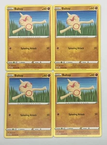 POKEMON TCG SWORD & SHIELD Base Baltoy x4 4x Common Playset #102/202 Unplayed! - Picture 1 of 1
