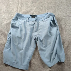 Travis Mathew Shorts Herren Größe 32 Performance blau gestreift Golf Stretch - Bild 1 von 5
