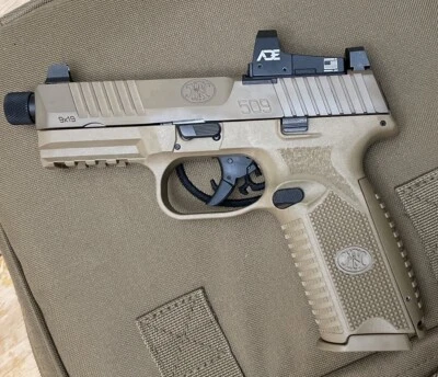 ADE ADVANCED OPTICS ADE RD3-006B1 GREEN Dot Reflex Sight for FN 509 Tactical Optics Ready Pistol red