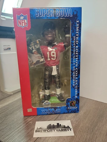 KEYSHAWN JOHNSON #19 Super Bowl XXXVII Bucaneers Bobblehead Bobble /2037 w box Cover