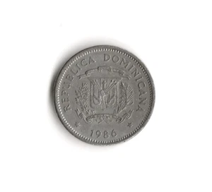 1986 Dominican Republic - 5 Centavos - 936 - Copper Nickel - 5g - Picture 1 of 2