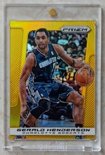 PANINI PRIZM 2013-14 GERALD HENDERSON GOLD PRIZMS REFRACTOR 3/10