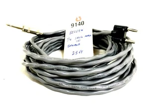 BELDEN 25FT ¼ JACK MALE TO BANANA SPEAKER CABLE #9140 (ONE) - Picture 1 of 3