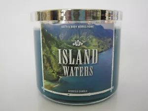 Bath & Body Works Home ISLAND WATERS 3-Docht 14,5 Oz. Kerze NEU SELTEN RARITÄT - Bild 1 von 5