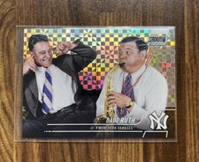 2022 Topps Stadium Club Chrome - Babe Ruth X-Fractor #3 - Yankees 