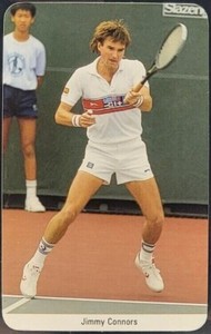 Jimmy Connors Tennis Card - 1987 Fax Pax