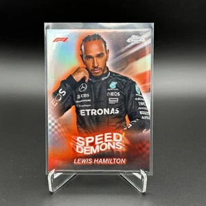 2024 Topps Chrome Formula 1 LEWIS HAMILTON #SD-6 Speed demons - Picture 1 of 4