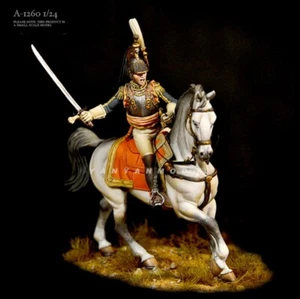 1/24 resin figure model KIT Napoleonic elite cavalry unassembled unpainted - Picture 1 of 3