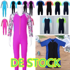 DE~Kinder Shorty Neoprenanzug Unisex Einteiler Badeanzug Kurzarm Schwimmanzug - Bild 1 von 104