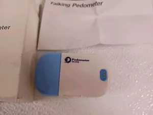 TALKING PEDOMETER Announces Steps & Distance. Great for walking and jogging NEW - Picture 1 of 3