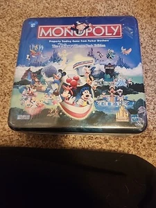 Monopoly The Disney Theme Park Edition Tin Box 2002 Rare Board Game. Complete - Picture 1 of 3