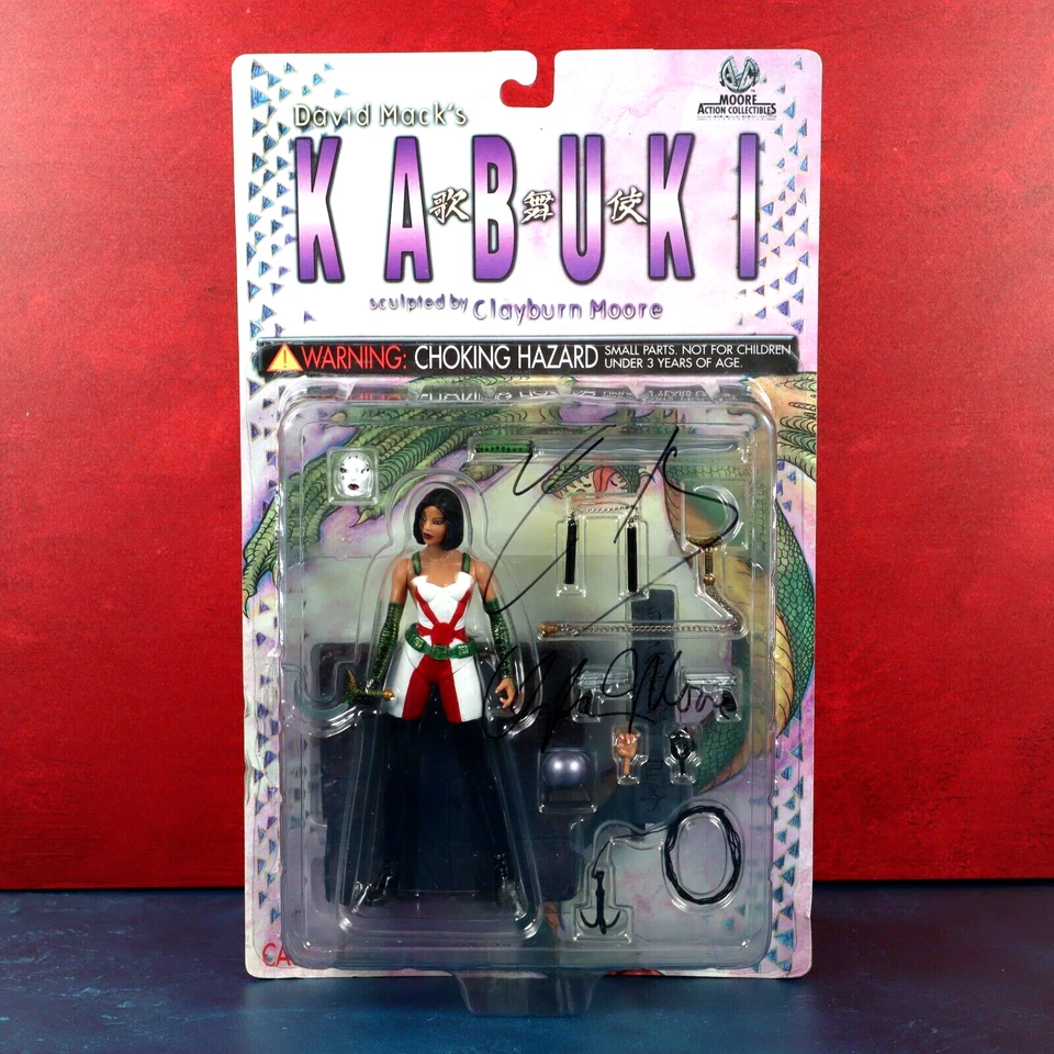 David Mack's Kabuki Action Figure Autographed David Mack Clayburn Moore Sealed - Изображение 1 из 4