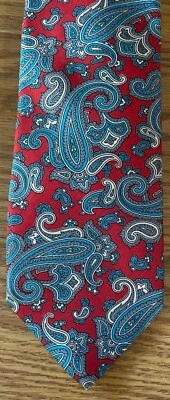 Gravata masculina 100% seda costurada à mão para Dillard's By Stonehedge - Imagem 1 de 4